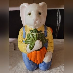 Bunny cookie jar